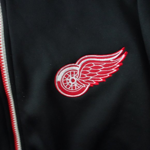 Detroit Red Wings CCM RBK Center Ice Collection Authentic Apparel Hoodie Size M - Picture 2 of 16
